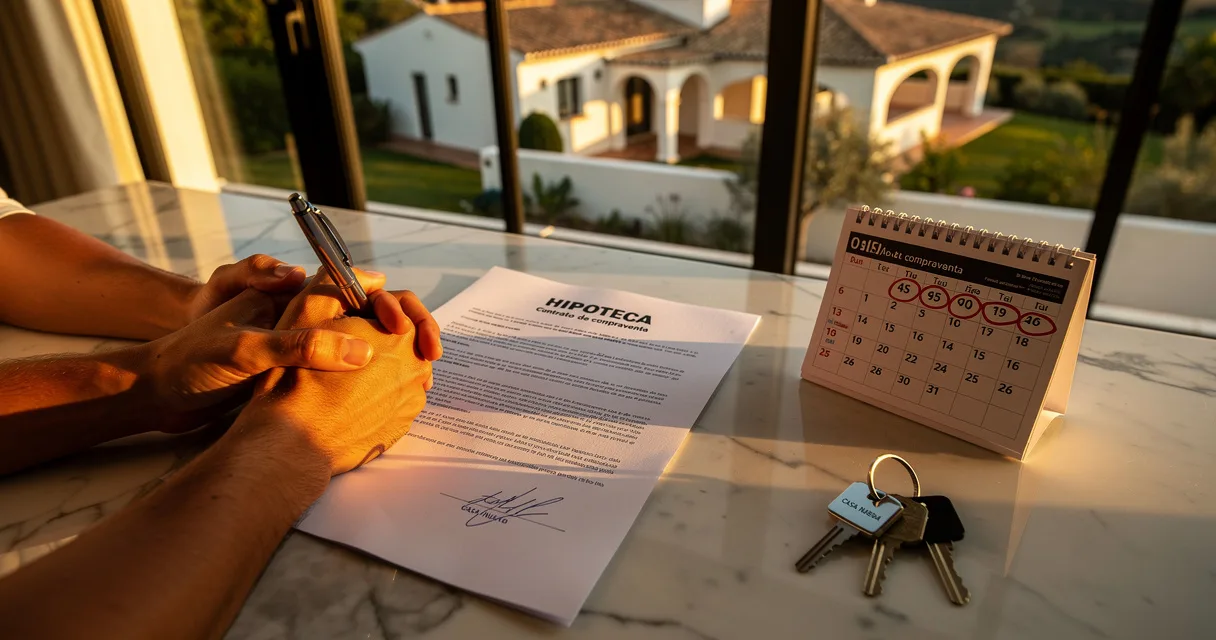 Comprar casa en junio con plazos justos: cuántos días reales necesitas desde oferta hasta escritura